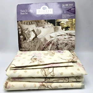 Twin X Long Bettwäsche Set Floral Perkal Jubiläum Wilford Manor Rosa Floral Rose - Bild 1 von 7