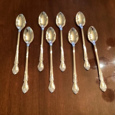 Cucharas de té heladas Gorham Sterling Melrose Foto 1 de 4