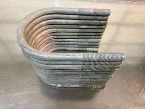 (10) Galvanized U-Bolts, 5/8" -11, 4 1/2"  I.D. ,7 1/2"  deep w/Nuts,Flats,Locks - Picture 1 of 10