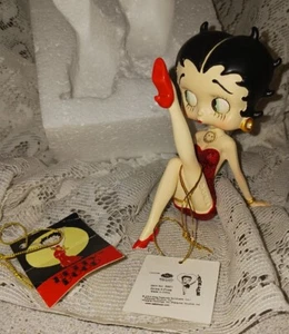 Rara da collezione Westland Betty Boop Bobble Head 6961 ""Colpisci una posa"" in scatola - Foto 1 di 4