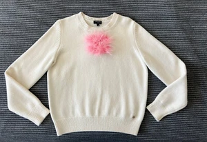 Chanel Sweater Cashmere Top Pink CC Flufy Size 40 - Picture 1 of 6