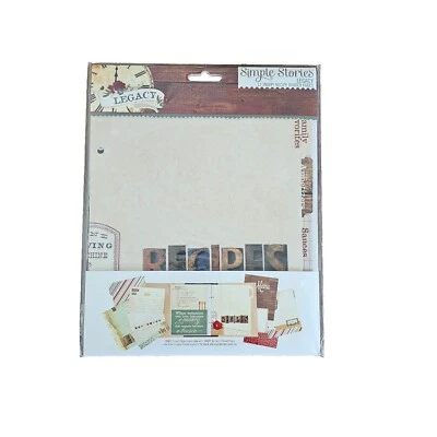 Простые истории SN@P рецепт вкладки разделители страницы для моей семьи сувенир переплет L - Изображение 1 из 2