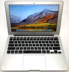 MACBOOK AIR 11" LATE 2010 A1370 INTEL C2D 1.4GHz 2GB 128GB SSD HIGH SIERRA + ADP - Picture 1 of 11