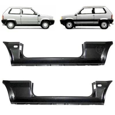 KIT COPPIA SOTTOPORTA DESTRA E SINISTRA FIAT PANDA 141 DAL 1986 AL 2003 - Immagine 1 di 4