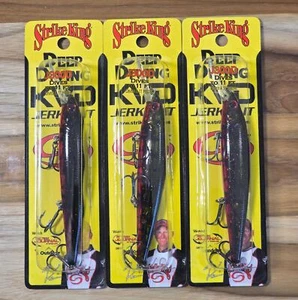 Ct. of 3 Strike King KVD 300D Series Deep Diving Jerkbait 4.75" 3/5 oz Depth 11' - Picture 1 of 2