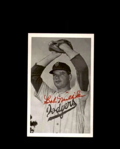 Bob Milliken Signed Vintage Brooklyn Dodgers Photo Postcard Autograph - Picture 1 of 2