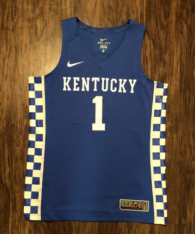 Devin Booker Kentucky Wildcats Jersey Nike Elite Adult Medium Phoenix Suns #1 Cover