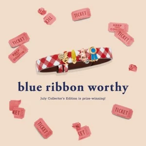 Keep Collective CE SET of GINGHAM Keeper/corn,pig, ribbon, rooster charms! - Picture 1 of 1