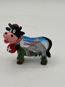 Switzerland Funny Cow Zermatt Figure Souvenir - Picture 1 of 7