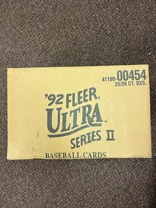 1992 fleer ultra series 2 baseball cards 20/36 ct boxes sealed case - Picture 1 of 3