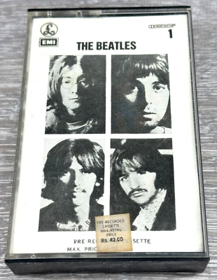 The Beatles Audio Cassette 1 INDIA tape OG John Lennon Paul McCartney RARE - Image 1 of 4