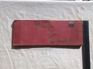 Vintage Pre-1920 Souvenir Folder Versailles et les Trianons 24 Drawings France - Picture 1 of 23
