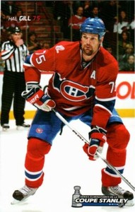 Hal Gill 2009-10 Montreal Canadiens Postcard Stanley Cup Edition