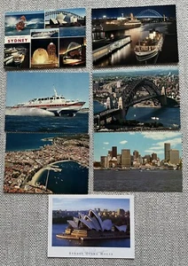 SYDNEY AUSTRALIA VINTAGE POSTCARDS x 7 (unposted) - Picture 1 of 2