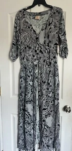 Women Summer Long Maxi Dress, Beach Holiday Party Sundress, One Size - Picture 1 of 12