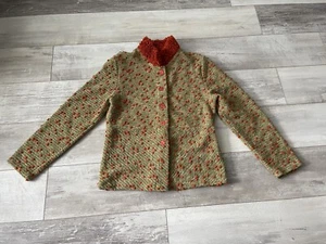 Gorgeous Vintage Fuzzy Sweater SZ XS Women Made In Canada Acrylic Polyester Wool - Picture 1 of 12