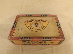 King Edward The Seventh Mild Tobaccos Cigar Box INVINCIBLE - Picture 1 of 7