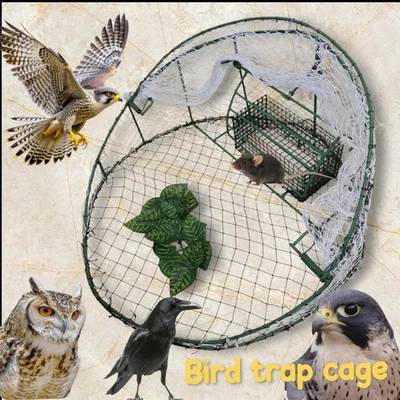 Sichere Vogelfalle zum Fangen von Falken und Eulen Mit kleinem Käfig im Inneren مصيدة صقور - Bild 1 von 4