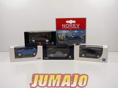 TRI85 : 5 X 3 inches 1/64 NOREV Peugeot 206, 5008, 3008, 107 GT line, mégane - Photo 1/4