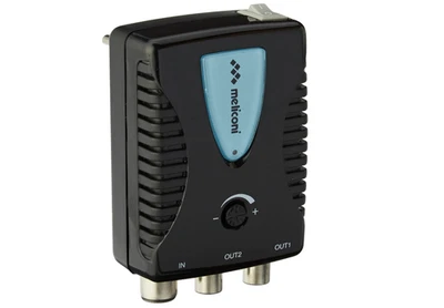 Meliconi AMP200,TV-Antennenverstärker, Digitaler 2-Wege-Signalverstärker, B-Ware - Bild 1 von 4