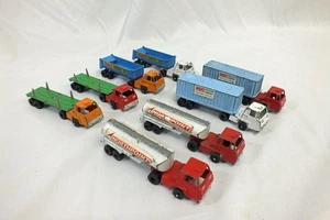 Vtg MARX HO Diecast Northpoint Tanker Construction Dump Truck Trailer 8 Pcs - Picture 1 of 6
