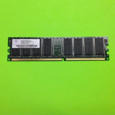Nanya NT256D64S88C0G-5T 256MB DDR-400 (PC-3200) PC-3200U RAM Memory - Image 1 of 3