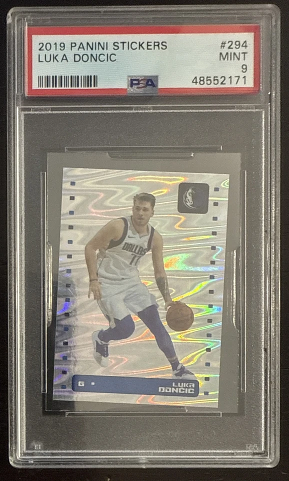 2019 Panini Stickers #294 / Luka Doncic / PSA 9 MINT - Image 1 of 2