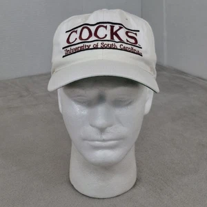 VTG 90s Men's The Game University of South Carolina COCKS Bar Split Snapback Hat - Picture 1 of 10