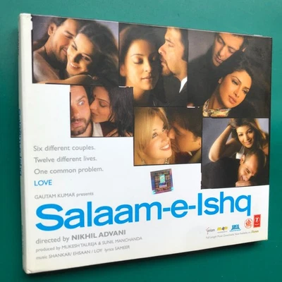 Shankar Ehsaan Loy SALAAM-E-ISHQ Bollywood Film Soundtrack OST CD Digipak Sameer - Image 1 of 4
