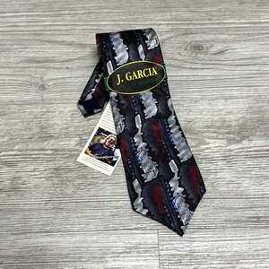 NUEVA Corbata de Colección 1996 Jerry J Garcia Colección Nevsky Catorce 100% Seda - Imagen 1 de 6