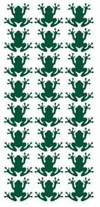 Frosch Aufkleber Sticker Vinyl 1,20" DC34-613 dunkelgrün - Bild 1 von 2