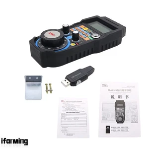 USB CNC MACH3 Wireless Electronic Handwheel 4-Axis Manual Controller Handle MPG - Picture 1 of 9