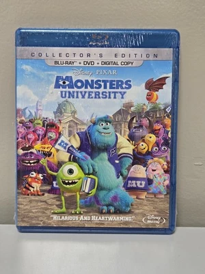 MONSTERS UNIVERSITY Blu-ray + DVD   SEALED   Disney • PIXAR  COLLECTOR'S EDITION - Image 1 of 4