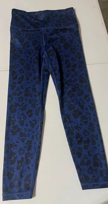 Legging GAP Fit Mujer Talla XS Cintura Alta Bolsillo Yoga Pantalones Azul Guepardo Leopardo Foto 1 de 4