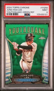 Aggiornamento Chrome 2024 Topps Jung Hoo Lee Youthquake Green Rookie RC/99 #YQ-56 - Foto 1 di 2