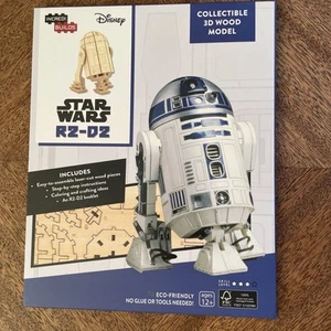 Star Wars R2-D2 3D Wood Puzzle & Model Figure Kit Lootcrate NIB - Picture 1 of 2