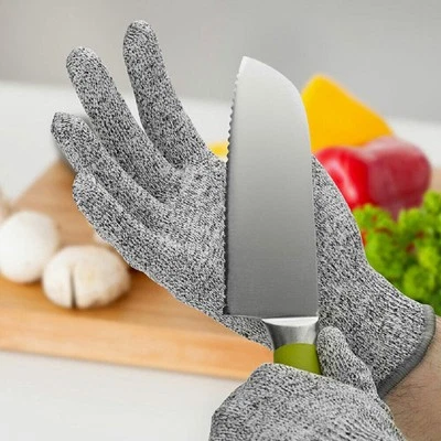 1 Paar Schnittfeste Schnittschutz Handschuhe S-XL für Metzger Küche Glas Arbeit - Bild 1 von 4