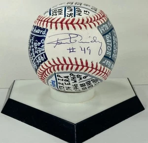 Ron Guidry signierter OML VCBC SuperStats Baseball, handbemalt, JSA-zertifiziert - Bild 1 von 12