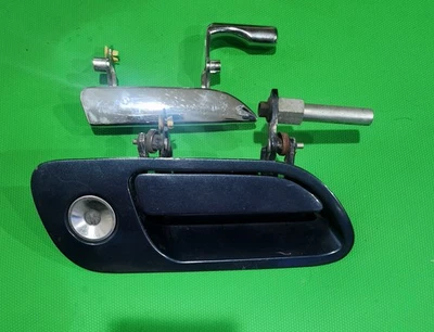 Manija de puerta delantera derecha Lincoln Continental Driver 1992-2002 HA azul metálico Foto 1 de 2