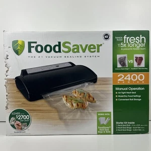 Food Saver vacuum sealer 2400 series Black - Brand New In Damaged Box. - Photo 1/6
