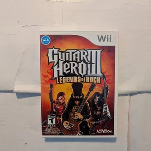 Guitar Hero III 3 Legends Of Rock (Wii, 2007) CIB Nintendo Game/Manual/Case - Picture 1 of 5