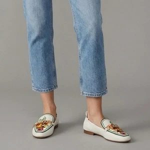 Tory Burch Nadelspitze Obst Ballerinas Leder Halbschuhe Größe 8 - Bild 1 von 8