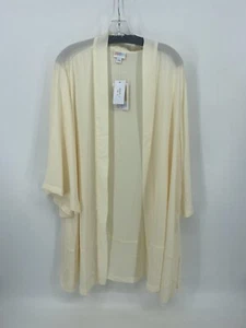 Lularoe Preowned Womens Cardigan Size Large Open Front Sheer Cream Kimono NWT - Picture 1 of 5