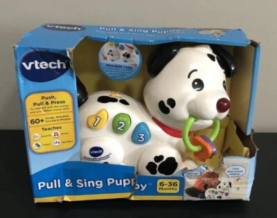 VTECH PULL AND SING PUPPY TODDLER TOY AGES 6-36 MONTHS - Brand New (Torn Box) - Image 1 of 4