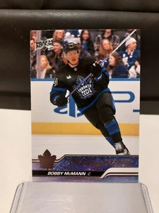 Bobby McMann Young Guns Rookie 2023-24 Toronto Maple Leafs - Picture 1 of 2