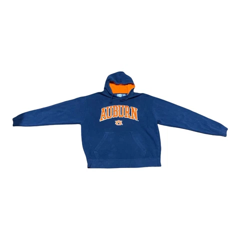 J. America Men's Auburn Tigers Pullover Hoodie Sweatshirt kangaroo pocket Large Cover