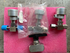 Lot Of 4 Nupro Bellows Valve Stainless Steel Bellows Sealed Valves