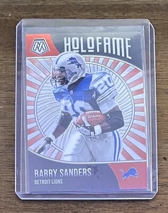 2021 Mosaic Football Holo Fame Barry Sanders #3 LIONS - Picture 1 of 1