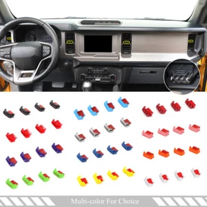 Center Control Air Conditioner Outlet Vent Decor Trim Cover For Ford Bronco 2021 - Picture 1 of 29