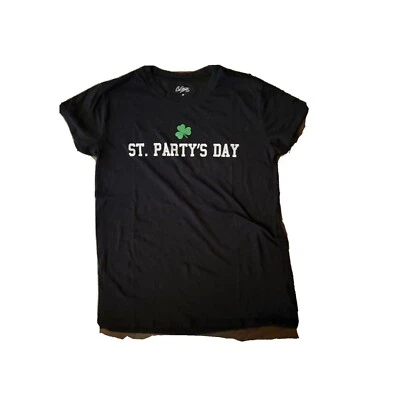 Black St Party's Day City Streets T Shirt Size Medium Foto 1 de 4